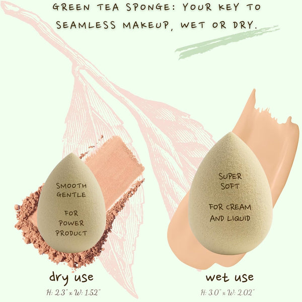 Green Tea Beauty Blender Sponge