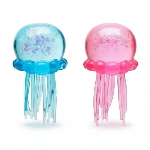 Glitter Jellyfish Stress Relief Squishy