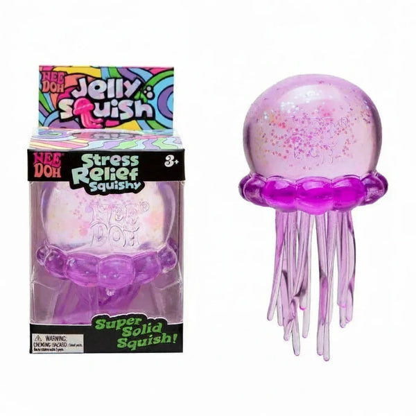 Glitter Jellyfish Stress Relief Squishy